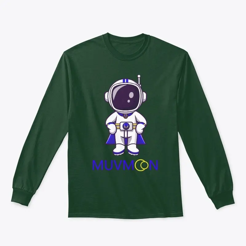 Muvmoon w/ Astronaut - Long Sleeve Tee